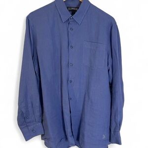 Vilebrequin Men's Casual Indigo Button Down Shirt